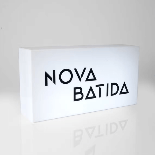 How to make a lighted sign box?