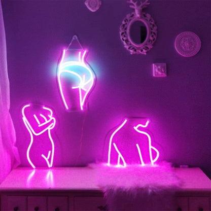 Back Ladies Acrylic Neon Signs