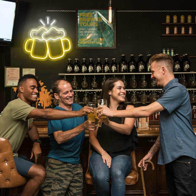 Beer Cheers Neon Sign