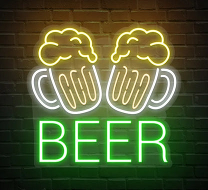 Beer Glass Led Neon Sign