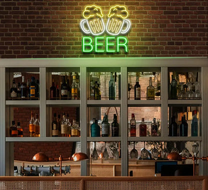 Beer Glass Led Neon Signs