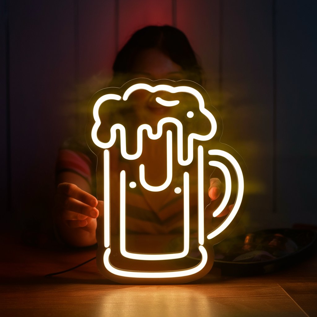 Beer Glass Neon Signs