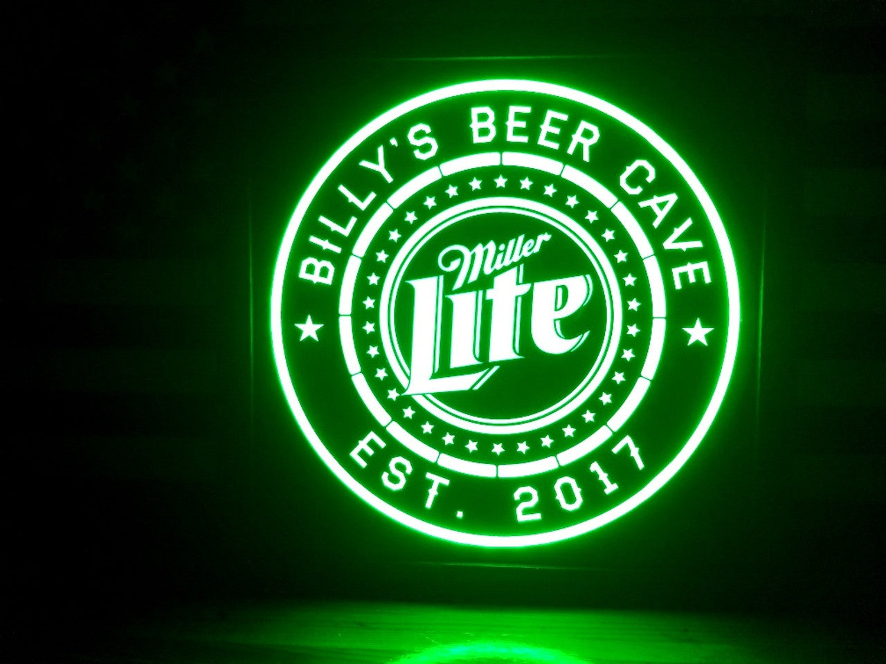 Custom Miller Lite Beer Led Sign