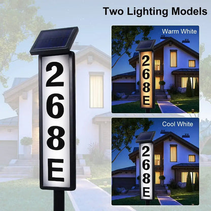 Custom illuminated address signs