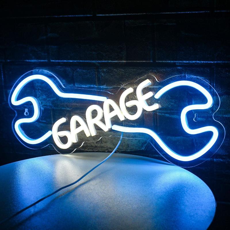 Garage neon sign