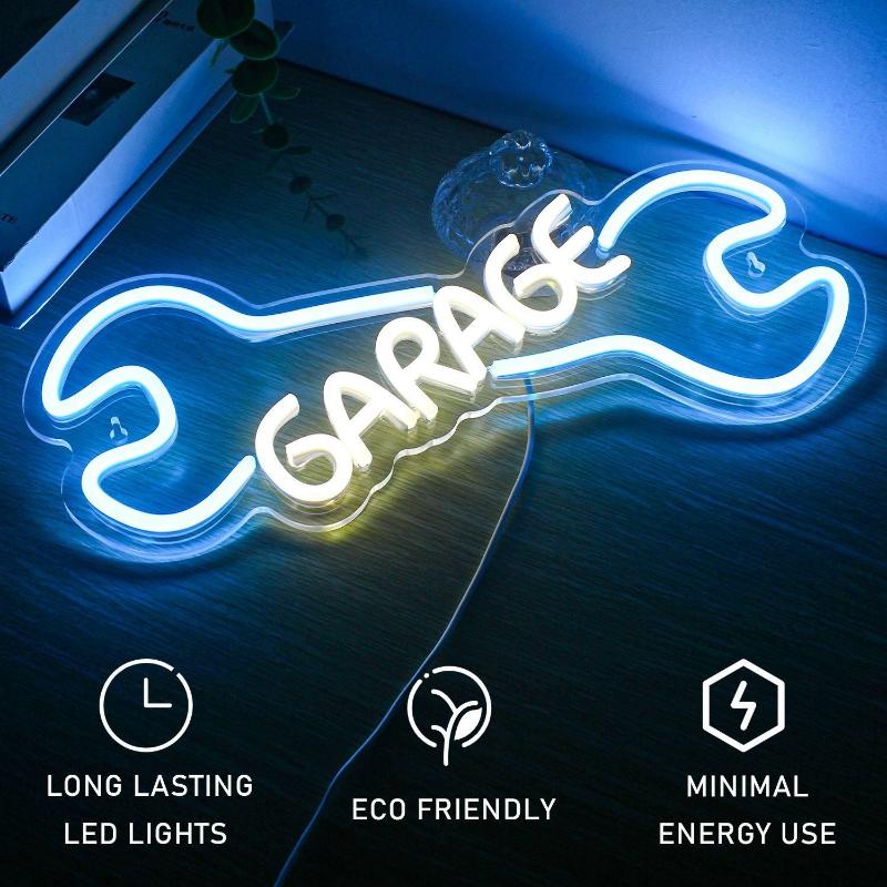 Garage neon sign