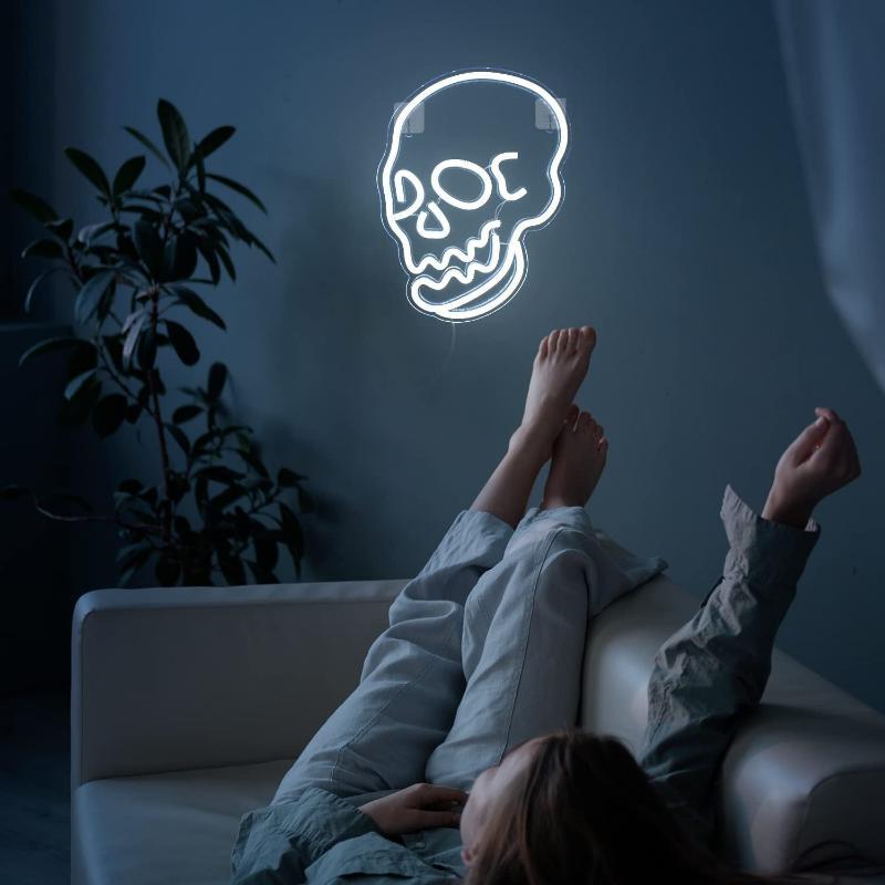 LED Neon Skull