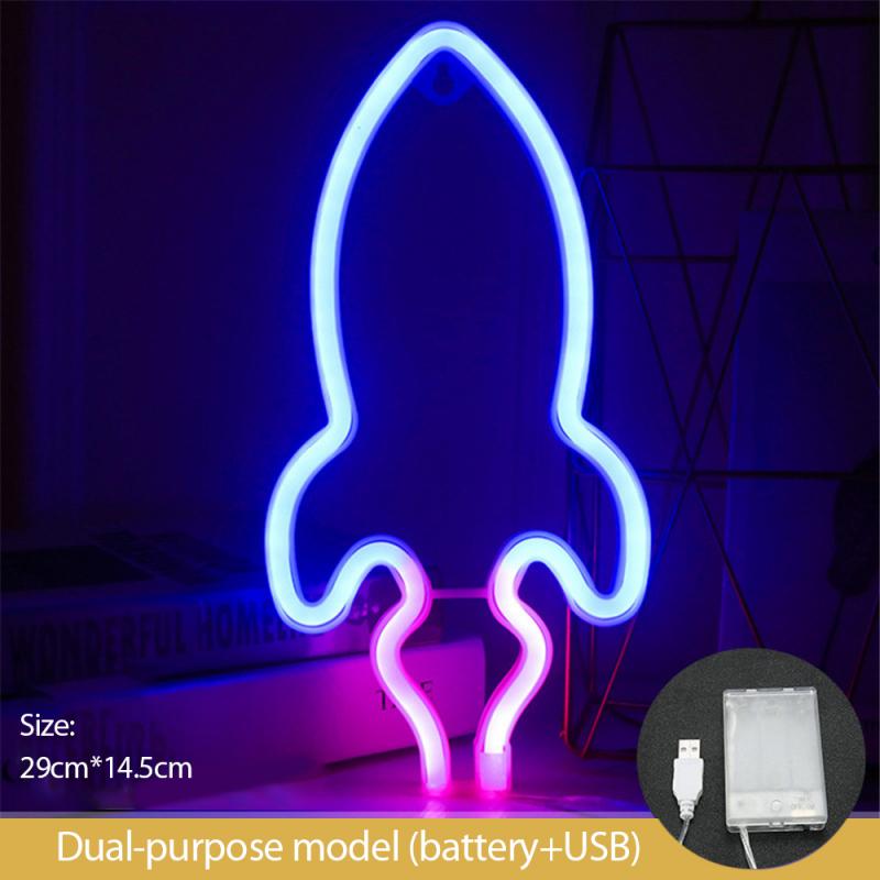 Led Rocket Neon Lights