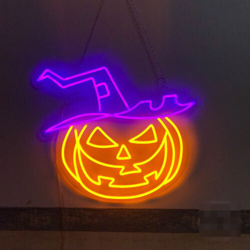 Led Pumpkin Neon Sign