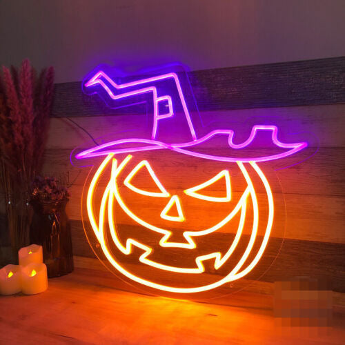 Led Pumpkin Neon Signs