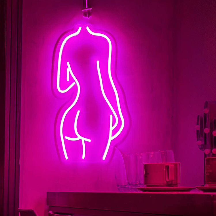 Model Back Neon Sign Lights