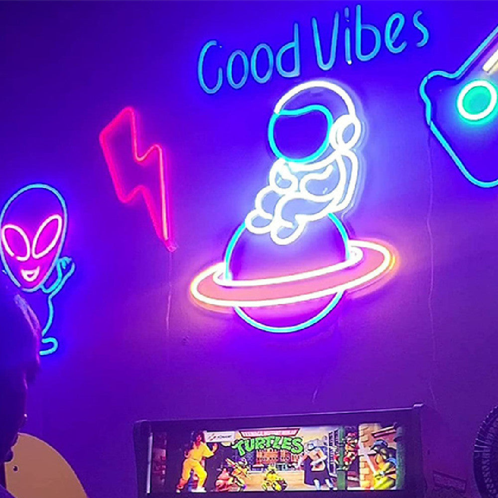 New Glowing Astronaut Neon Sign