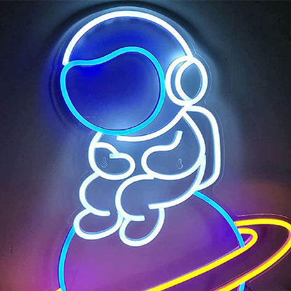 New Glowing Astronaut Neon Signs