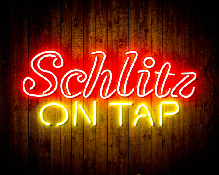 Schlitz On Tap Led Neon Signs