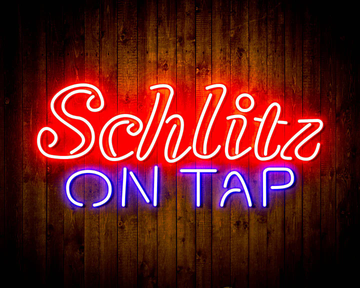 Schlitz On Tap Signs