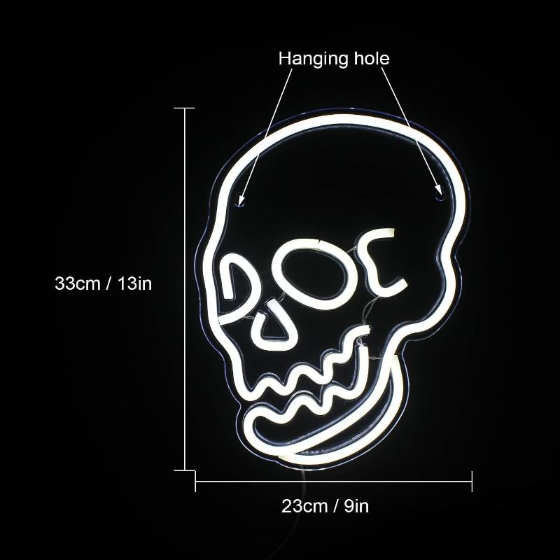 Skull LED Neon Sign