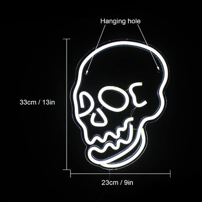 Skull LED Neon Sign