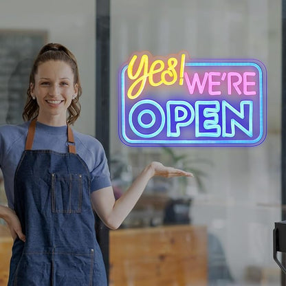 Yes We are Open Neon