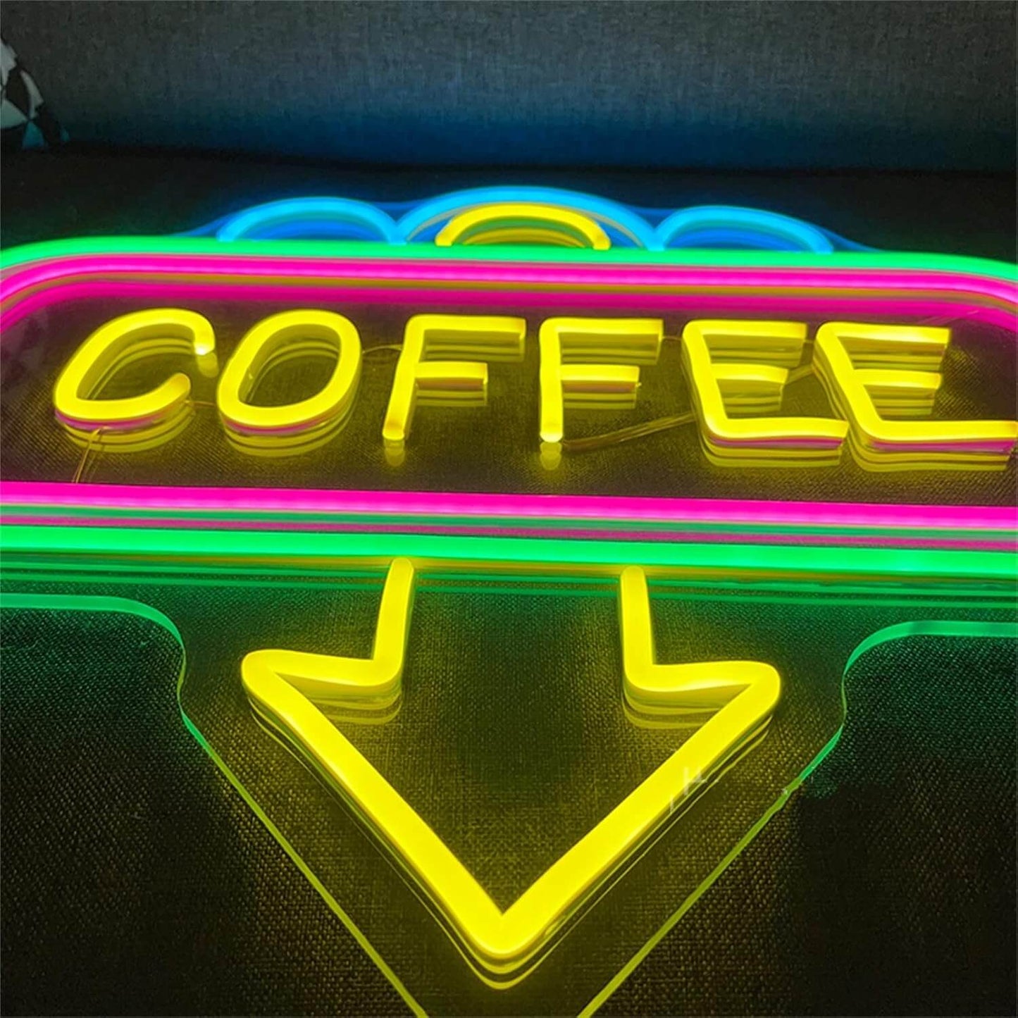 acrylic neon sign