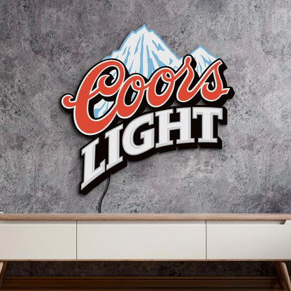 antique coors light led neon sign