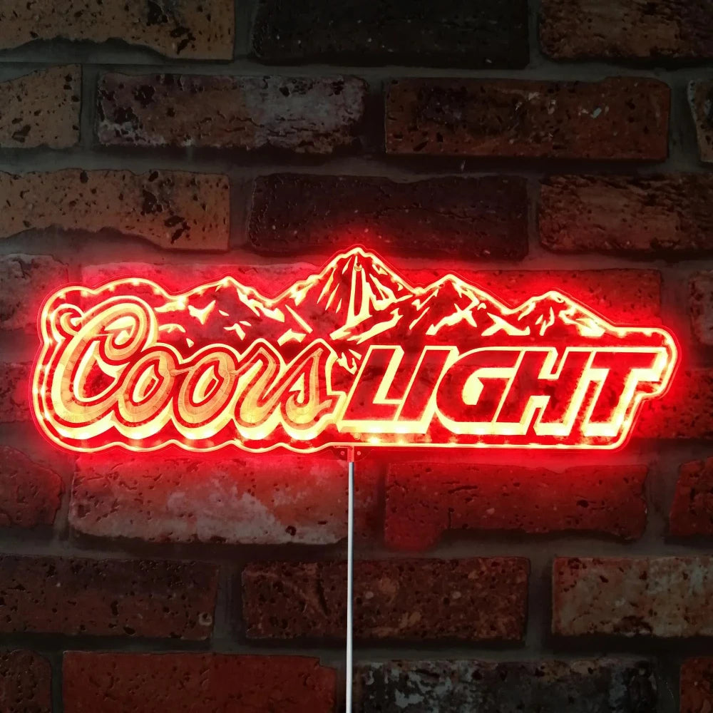 antique coors light led neon signs