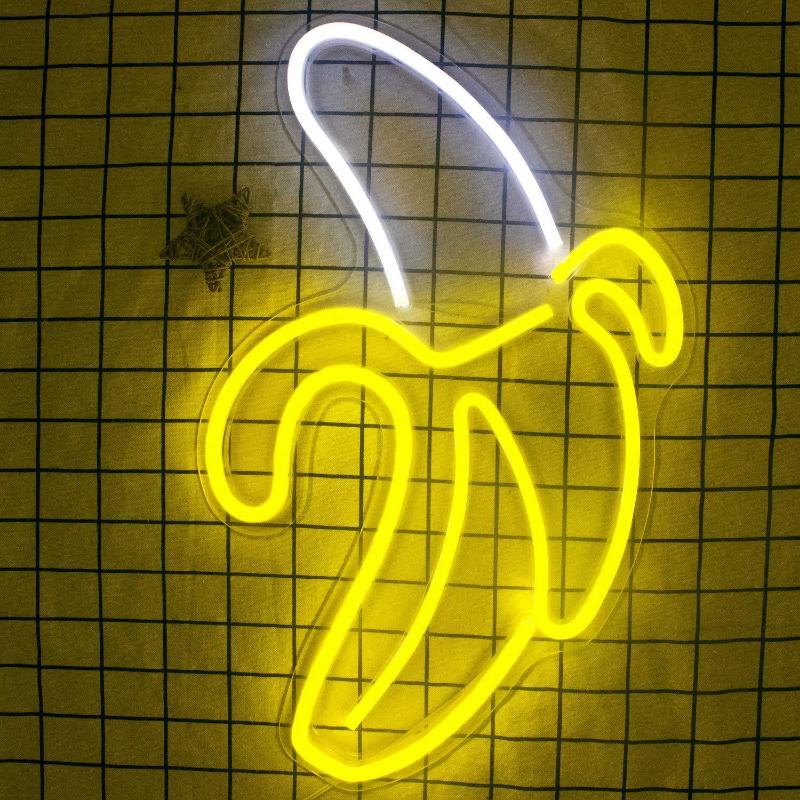 banana neon sign