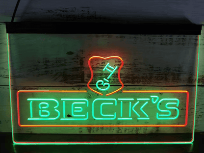 becks beer neon signs