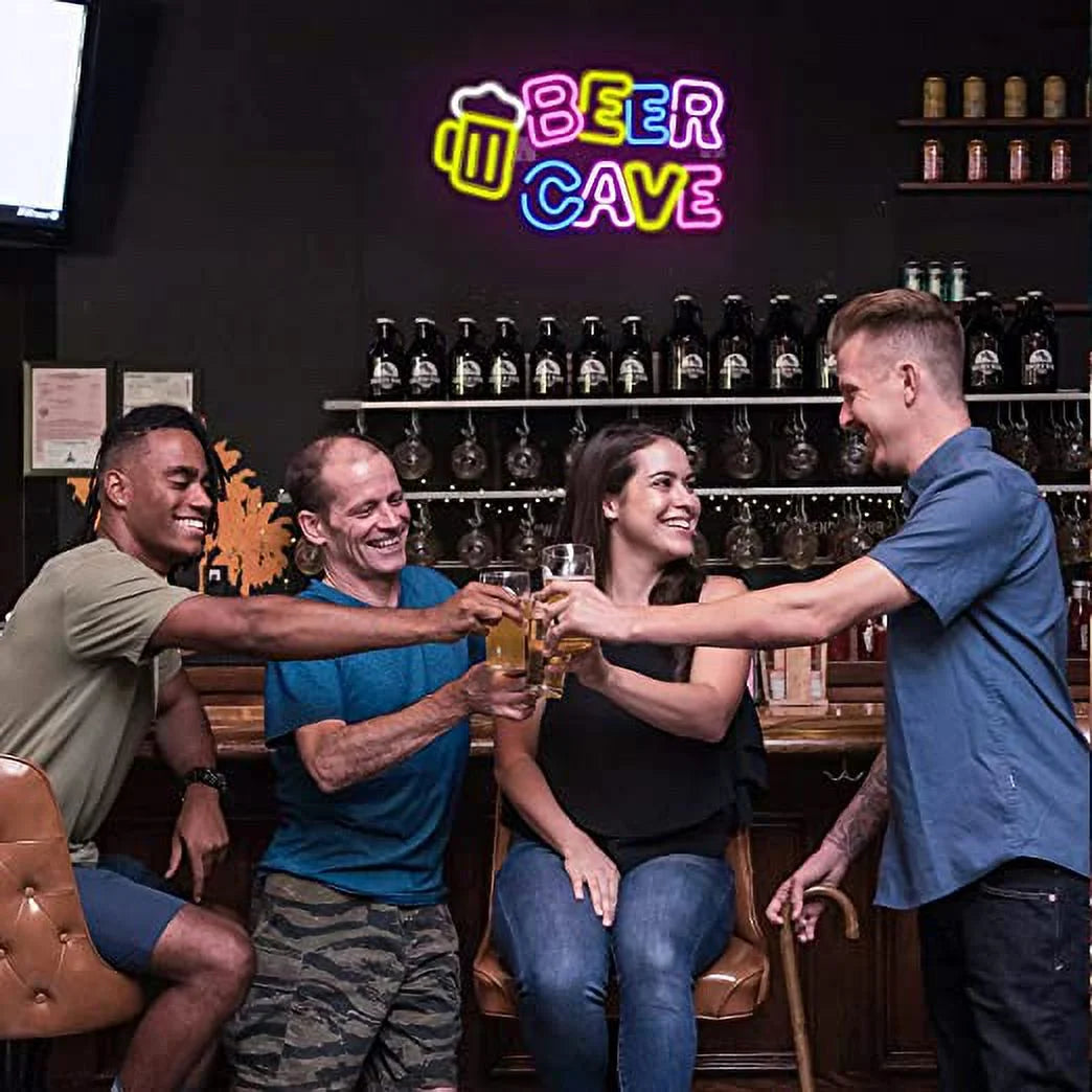 beer cave led neon signs