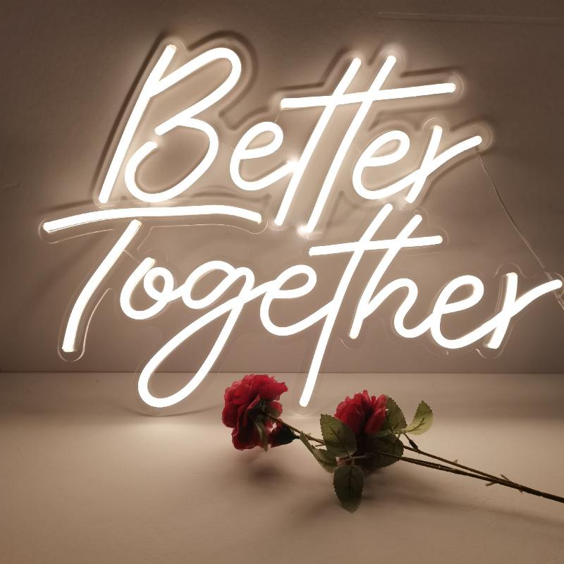 better together neon signs