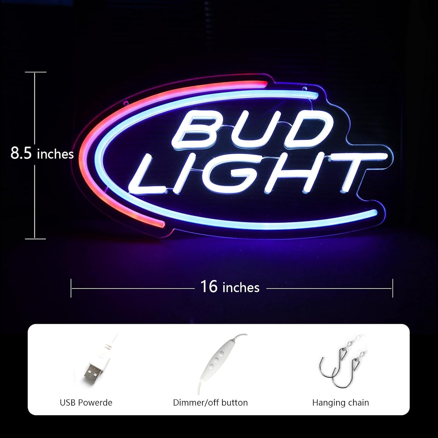 bud light led neon sign