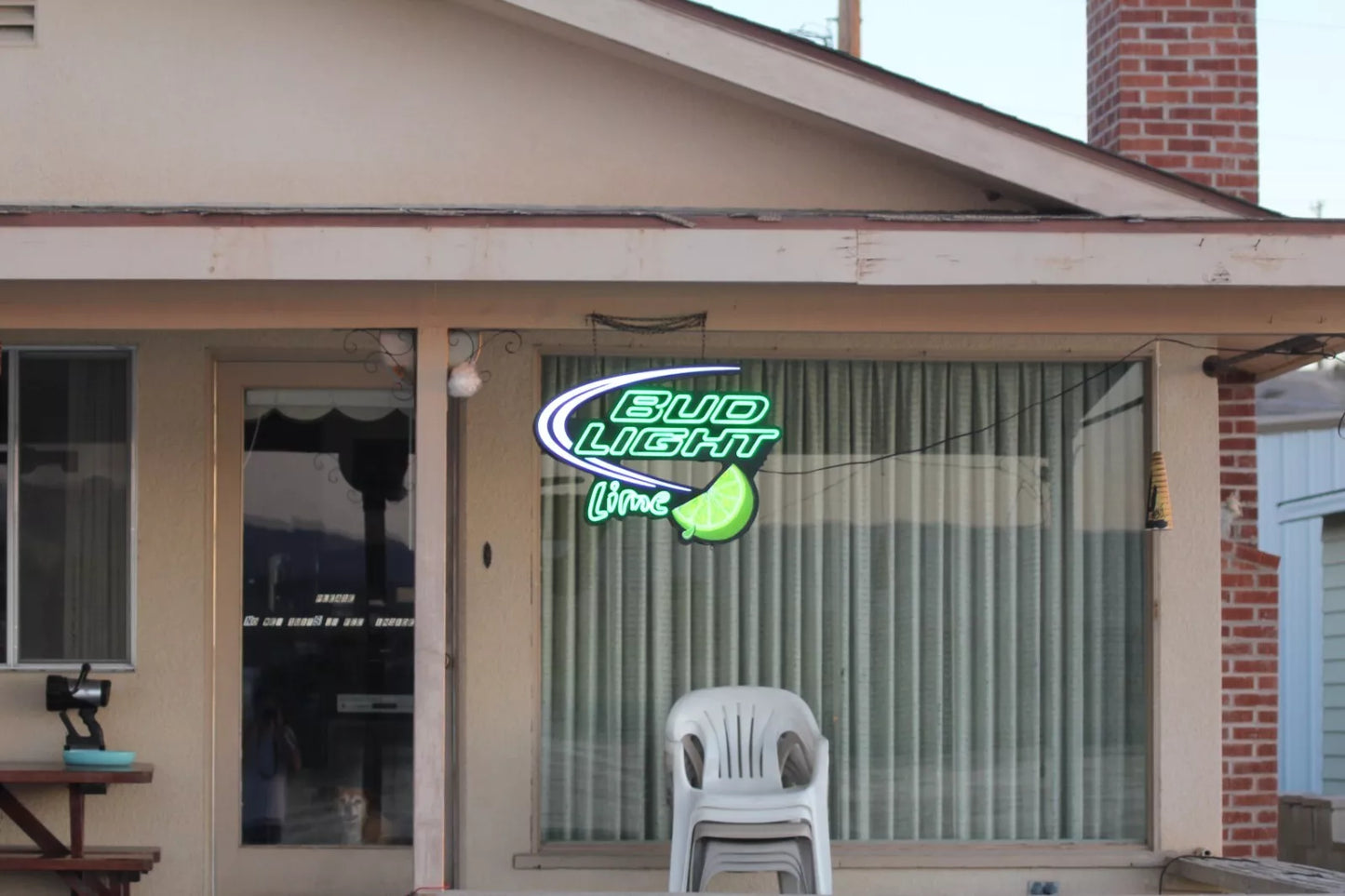 bud light lime neon signs