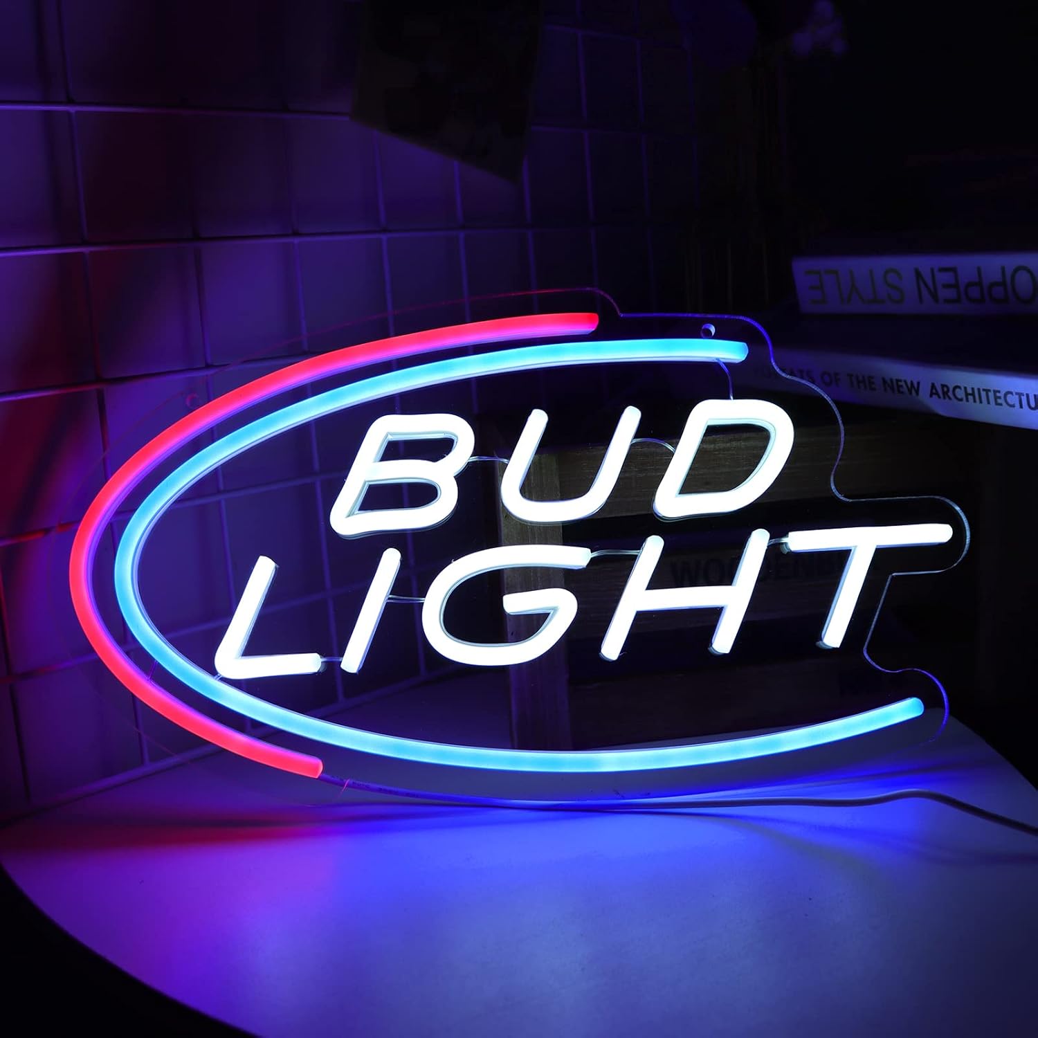 bud light neon sign