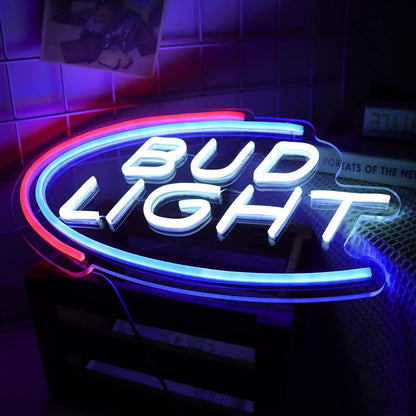 bud light neon signs