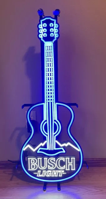 Custom Bud Light Guitar Neon Signs