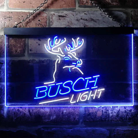 busch light neon sign