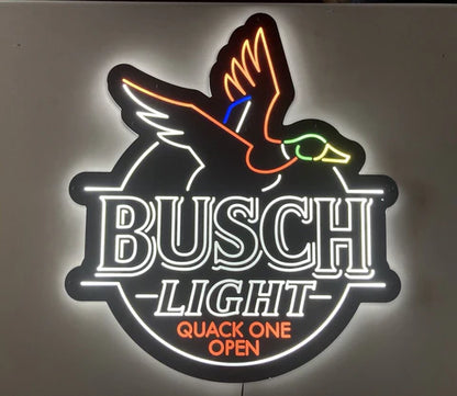 busch light neon signs