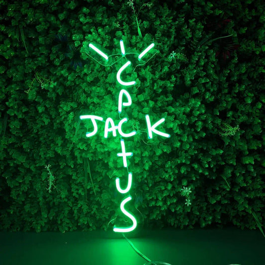 cactus jack led neon sign