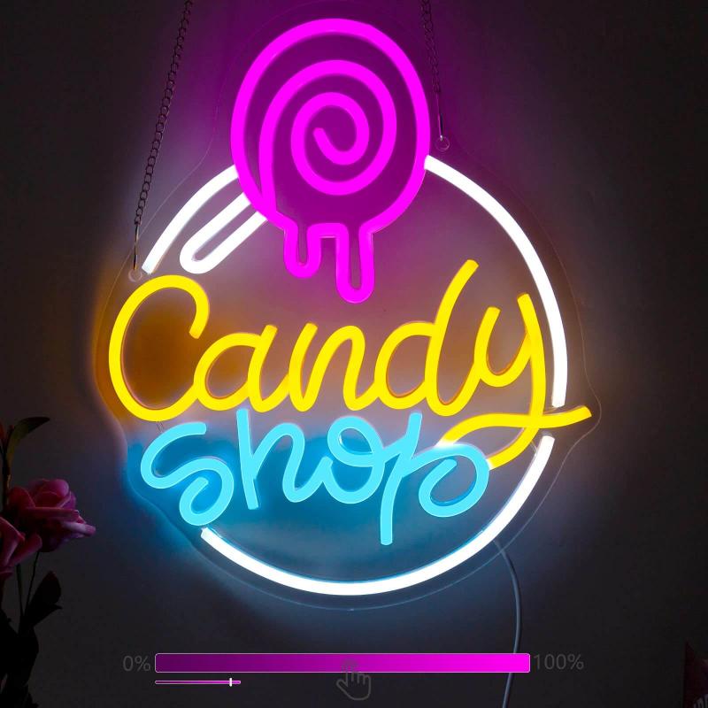 candy shop led neon signs