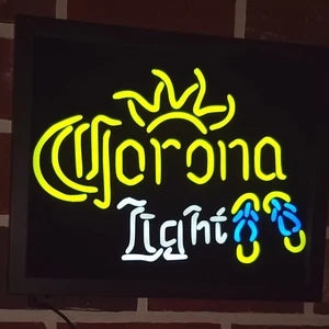 corona light neon sign