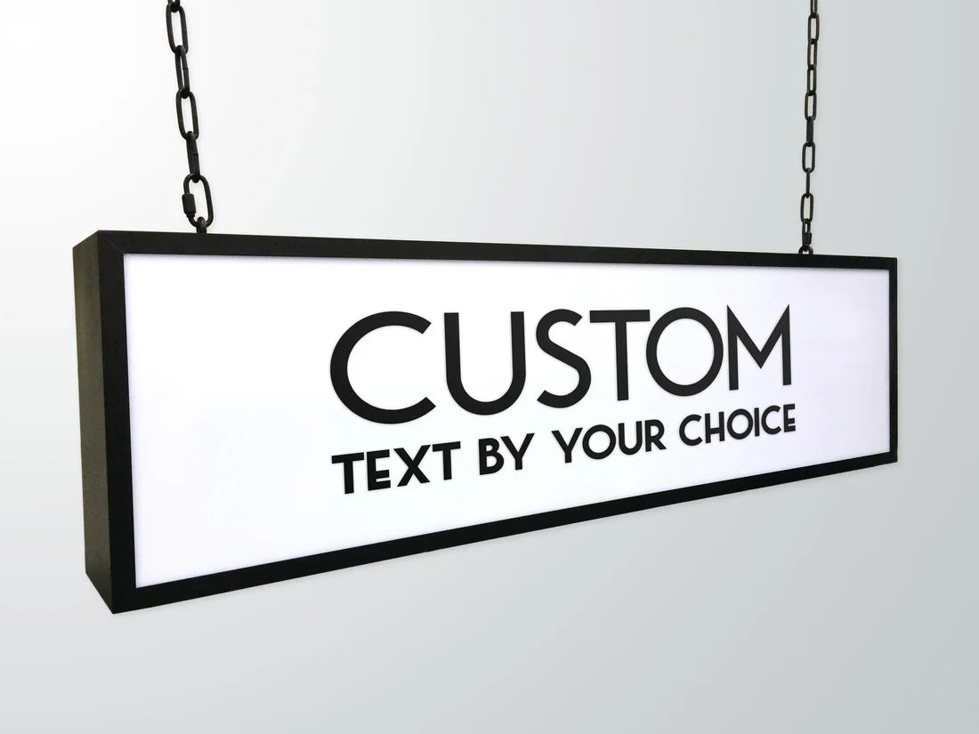 Custom Led Light Boxes Signs