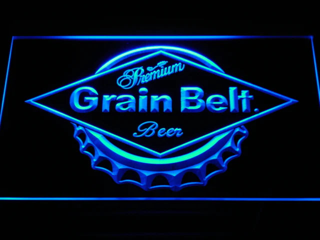 grain belt beer led neon light