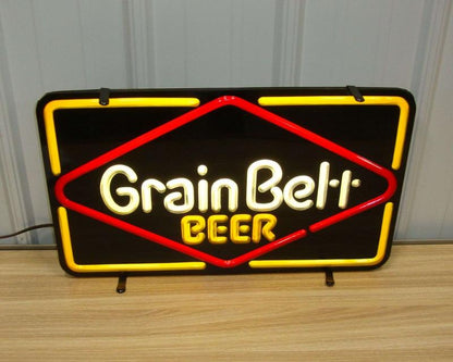 grain belt beer led neon lights