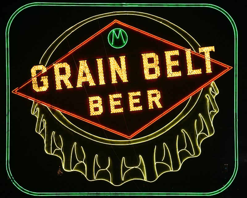 grain belt beer led neon sign