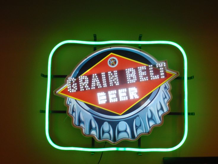 grain belt beer neon signs