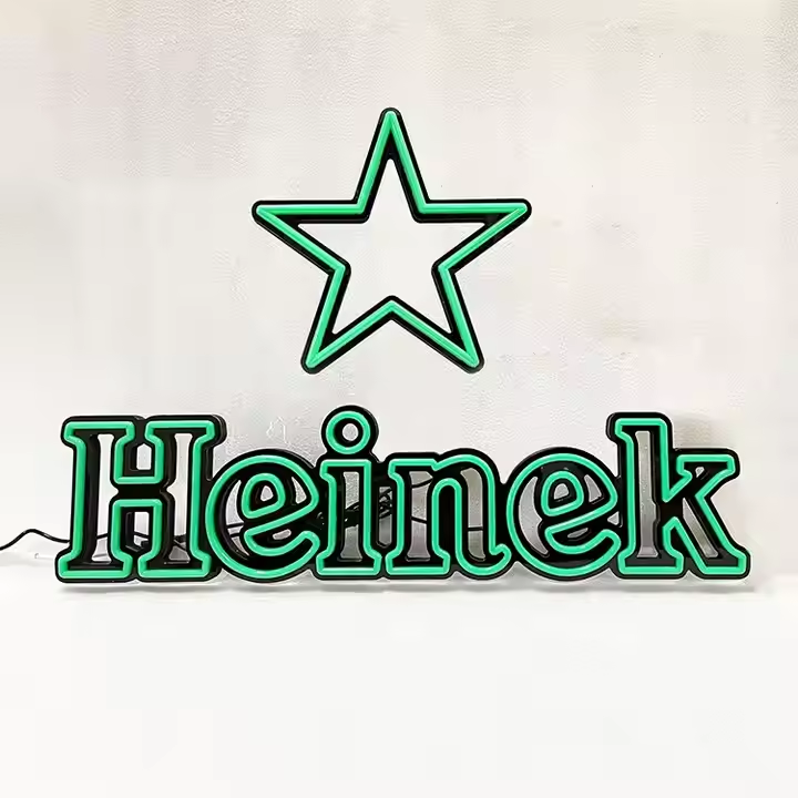 heineken beer neon lights