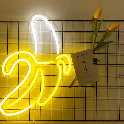 led banana neon signs