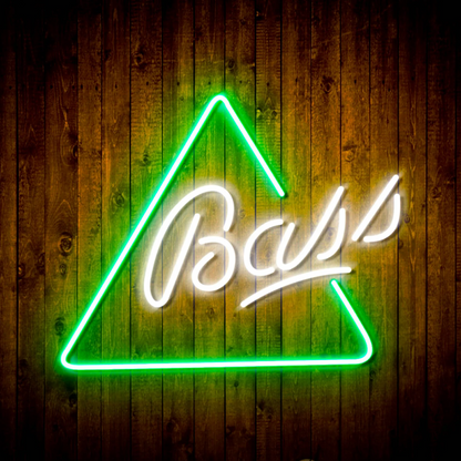 led bass neon signs light