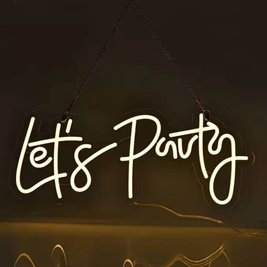 lets party led neon light signs