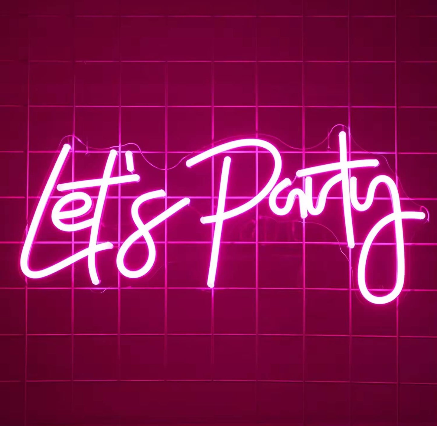 lets party led neon signs