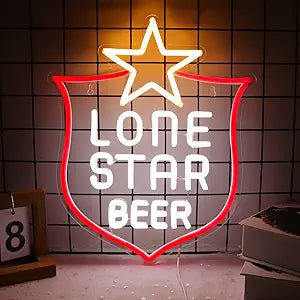 lone star beer neon sign light